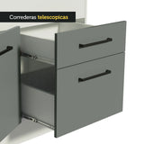 Bajo mesada Madesa Agata 150 Cm 2 Puertas 2 Cajones