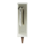 Porta repasador Reims 20 cm Blanco