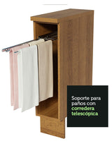 Porta repasador 20 cm Con Tapa Glamy, Agata y Stella Marrón
