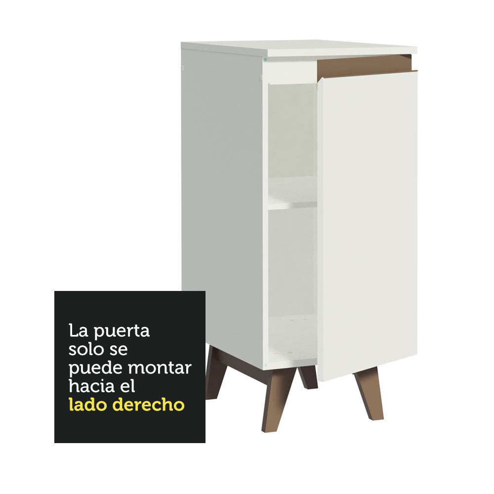Bajo Mesada Reims 35 cm 1 Puerta Blanco
