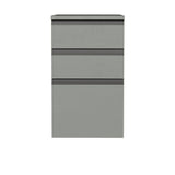 Bajo Mesada 40 cm 3 Cajones Sin Patas Nice Gris