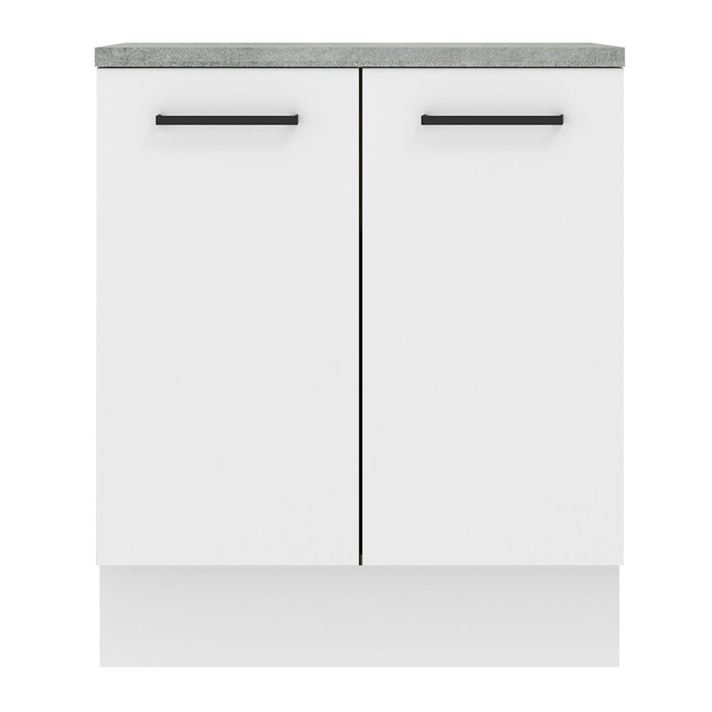 Bajo Mesada 70 cm 2 Puertas Agata Blanco