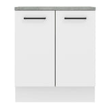 Bajo Mesada 70 cm 2 Puertas Agata Blanco