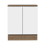 Bajo Mesada 70 cm Sin cajones 2 Puertas Stella Marrón/Blanco
