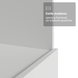 Bajo Mesada para Horno/Microondas 70 cm 1 Gaveta (Sem Mesada) Blanco