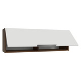 Alacena 100 cm 1 Puerta Stella Marrón/Blanco