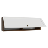 Alacena 100 cm 1 Puerta Vik Marrón/Blanco