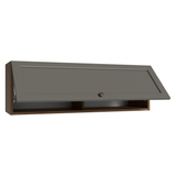 Alacena 100 cm 1 Puerta Vik Marrón/Gris