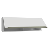Alacena 100 cm 1 Puerta Rebatible Blanco aterciopelado Lux Madesa