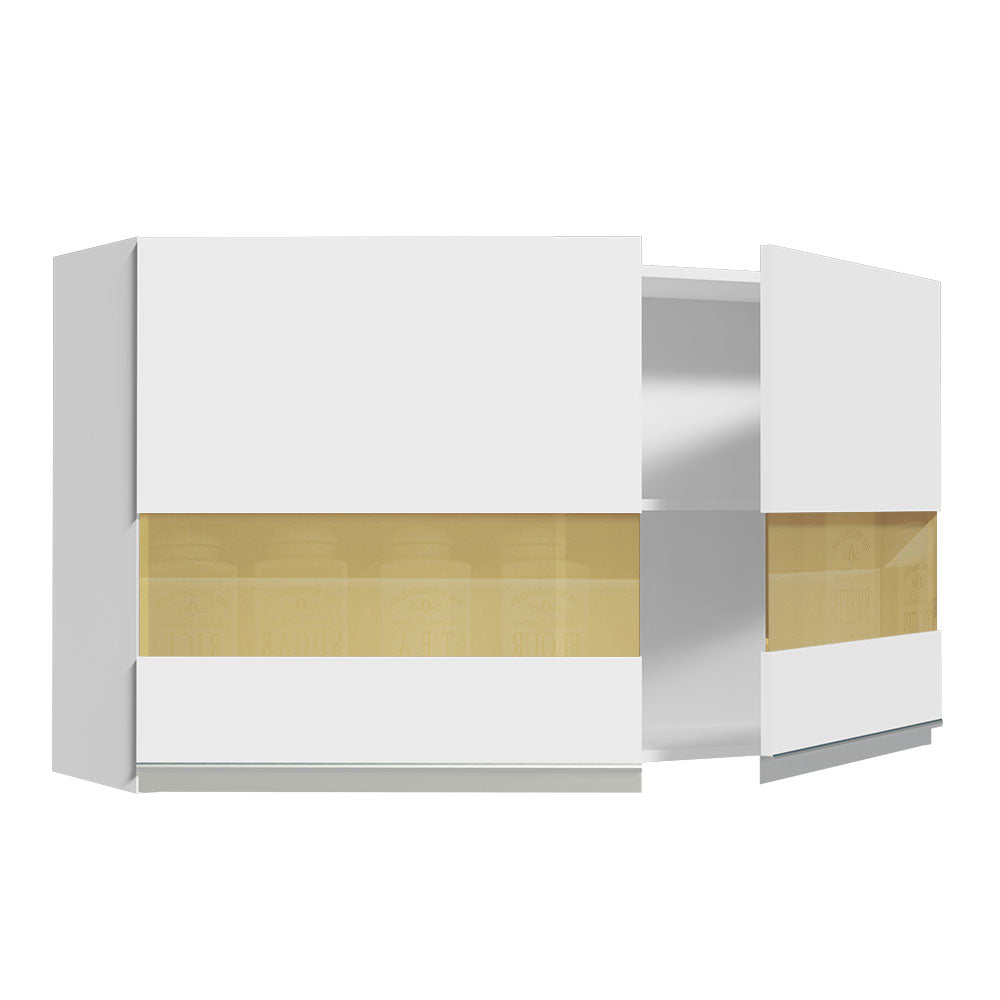 Armario Madesa Glamy 120 cm 2 Puertas con Cristal