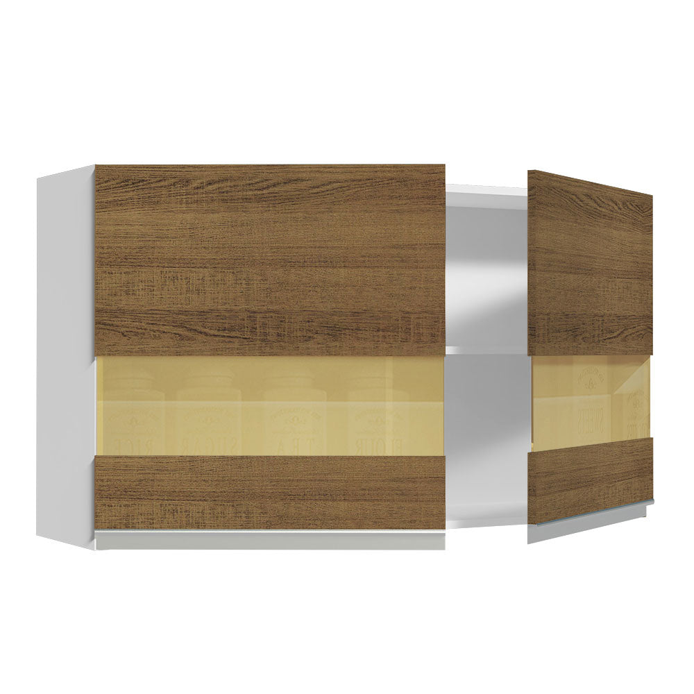 Armario Madesa Glamy 120 cm 2 Puertas con Cristal