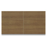 Alacena Cocina 100% MDF 120 cm 2 Puertas Blanco/Marrón Acordes Madesa