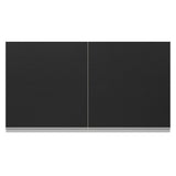 Alacena Cocina 100% MDF 120 cm 2 Puertas Blanco/Negro Acordes Madesa