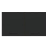 Alacena 120 cm 2 Puertas Agata Marrón/Negro