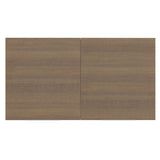 Alacena 120 cm 2 Puertas Stella Blanco/Marrón