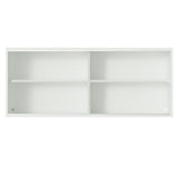 Alacena Madesa 2 Puertas Corredizas de Vidrio Glamy, Lux y Reims - Blanco