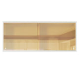 Alacena 120 cm 2 Puertas de Vidrio Reflectivo para Glamy, Lux, Agata y Reims Blanco