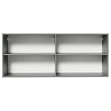 Alacena 120 x 52 cm 2 Puertas Nice Gris