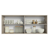 Alacena 120 cm 2 Puertas Nice Crema