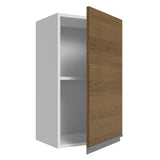 Alacena Cocina 100% MDF 35 cm 1 Puerta Blanco/Marrón Acordes Madesa