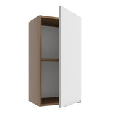 Alacena Cocina 35 cm 1 Puerta Marrón/Blanco Stella Madesa