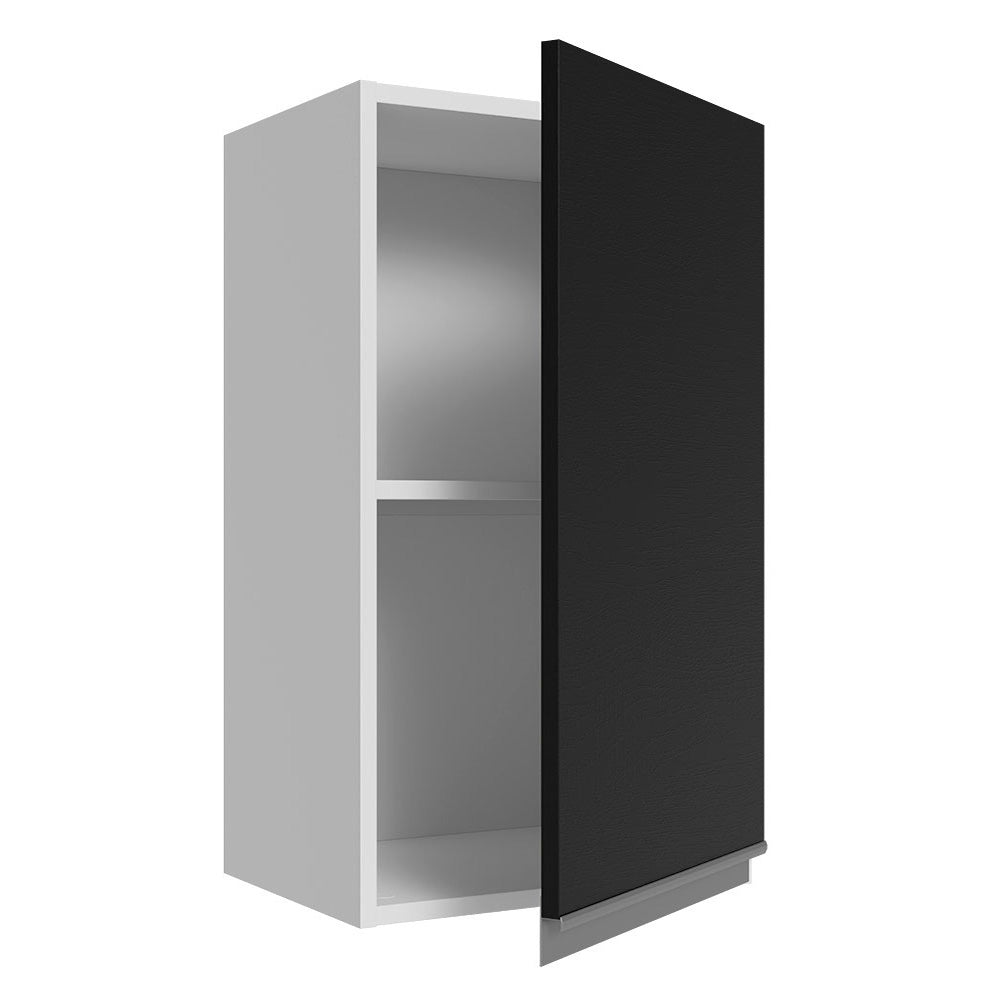 Alacena Cocina 100% MDF 35 cm 1 Puerta Blanco/Negro Acordes Madesa