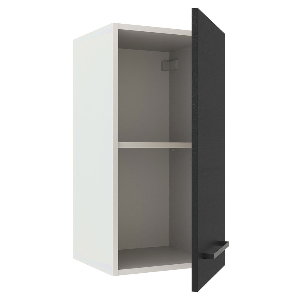 Alacena Cocina 35 cm 1 Puerta Blanco/Negro Agata Madesa