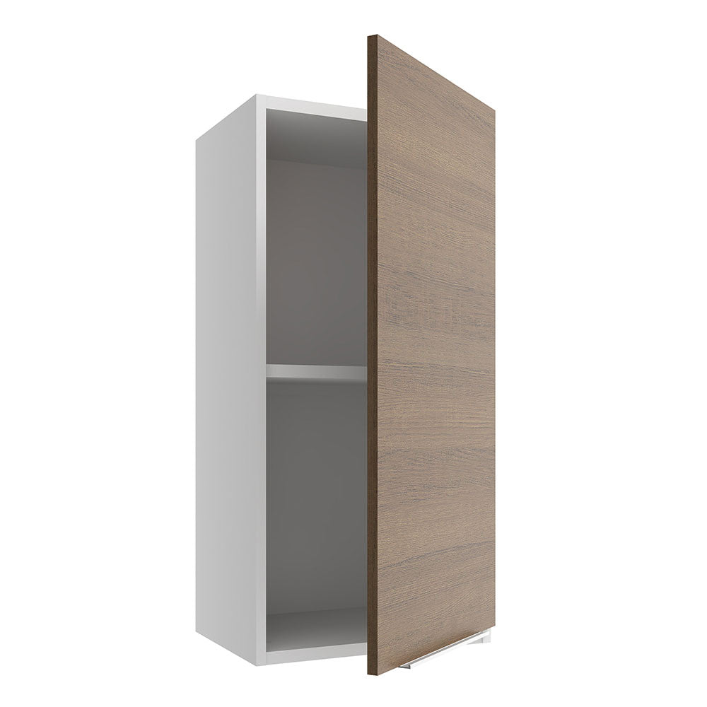 Alacena Cocina 35 cm 1 Puerta Blanco/Marrón Stella Madesa