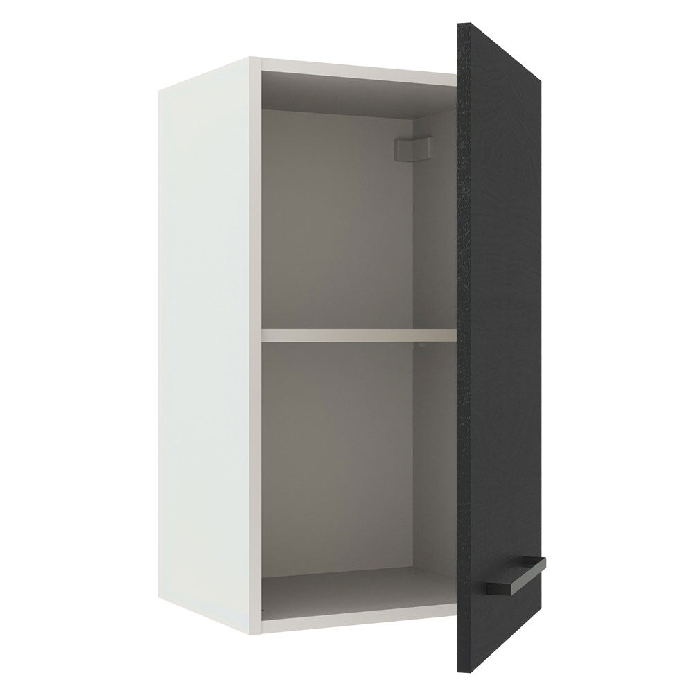 Alacena Cocina 40 cm 1 Puerta Blanco/Negro Agata Madesa