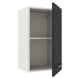 Alacena Cocina 40 cm 1 Puerta Blanco/Negro Agata Madesa