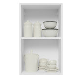 Alacena Gabinete Superior Madesa Glamy 40cm Blanco/Negro