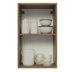 Alacena 40 cm 1 Puerta Marrón/Negro Glamy Madesa