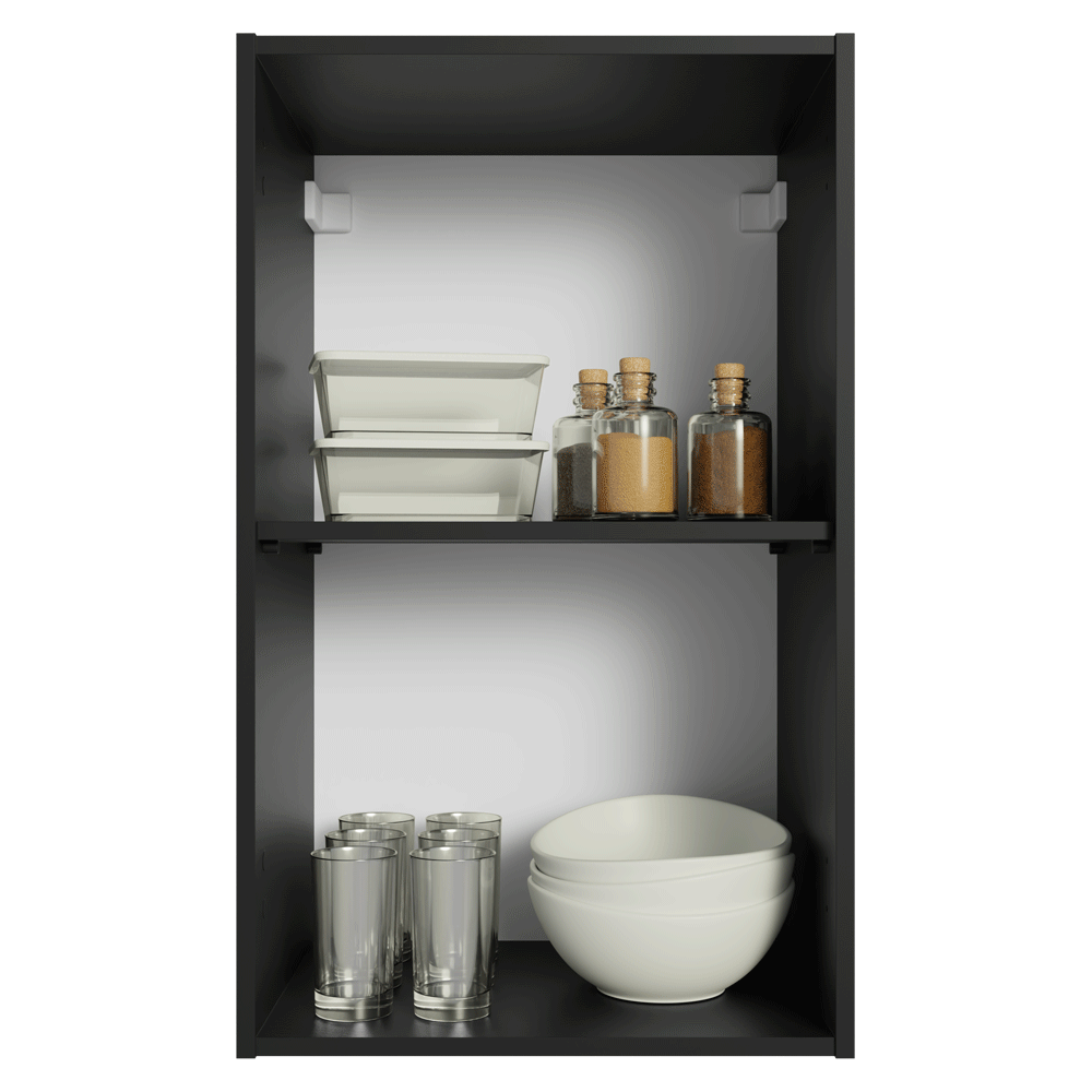 Alacena 40 cm 1 Puerta Negro Nice Madesa