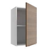 Alacena Cocina 40 cm 1 Puerta Blanco/Marrón Stella Madesa