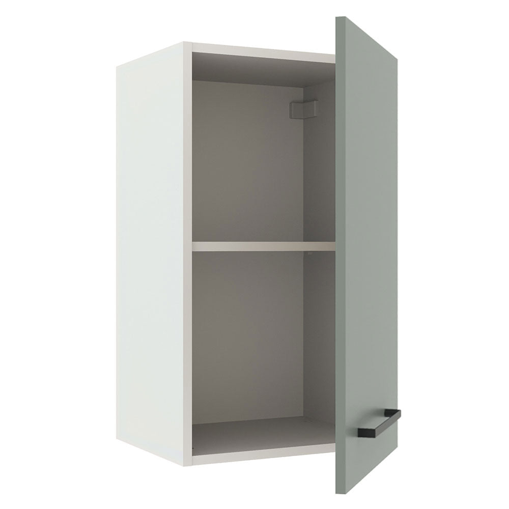 Alacena 40 cm 1 Puerta Blanco/Gris Agata Madesa