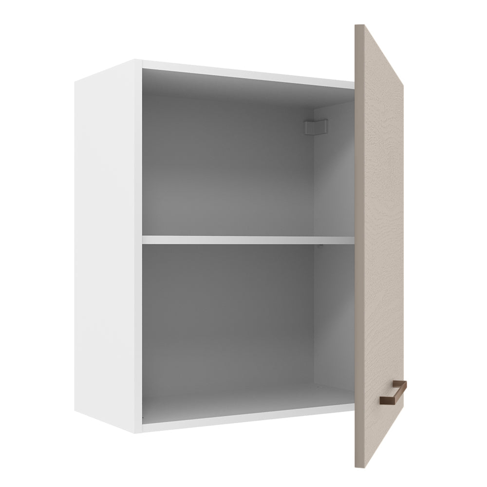 Alacena 60 cm 1 Puerta Agata Blanco/Crema