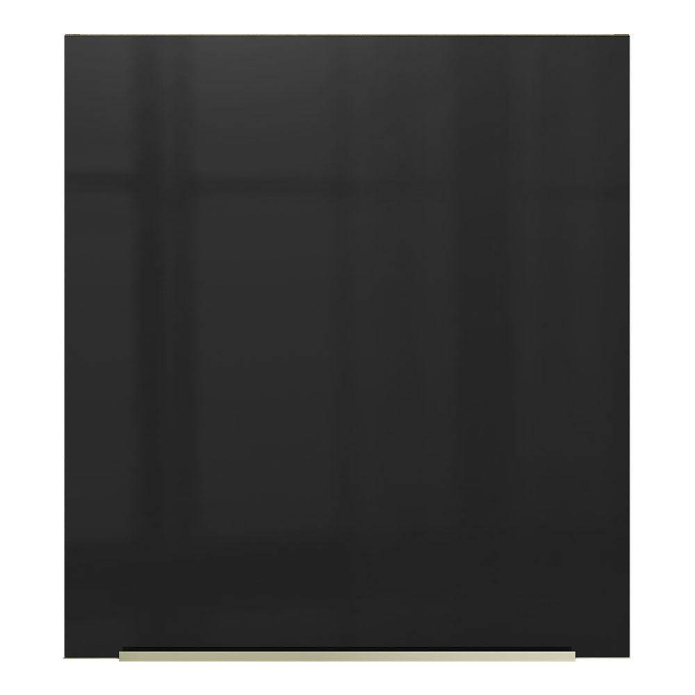 Alacena 60 cm 1 Puerta Lux Marrón/Negro