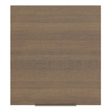 Alacena 60 cm 1 Puerta Stella Blanco/Marrón