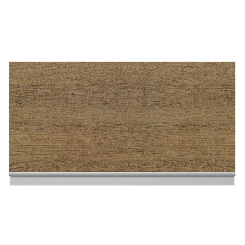 Alacena Cocina 100% MDF 60 cm 1 Puerta Abatible Blanco/Marrón Acordes Madesa