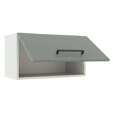 Alacena 60 cm 1 Puerta Agata Blanco/Gris