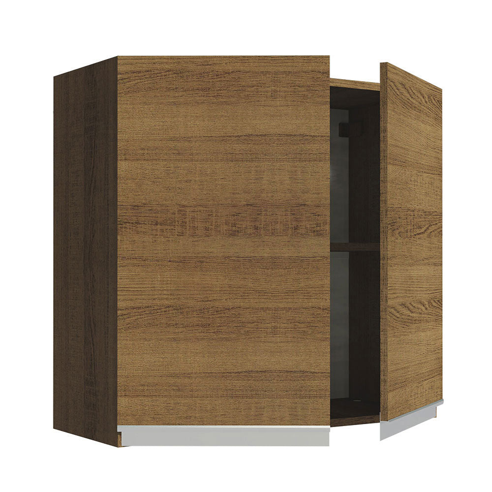 Alacena 70 cm 2 Puertas Marrón Glamy Madesa