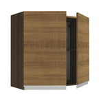Alacena 70 cm 2 Puertas Marrón Glamy Madesa