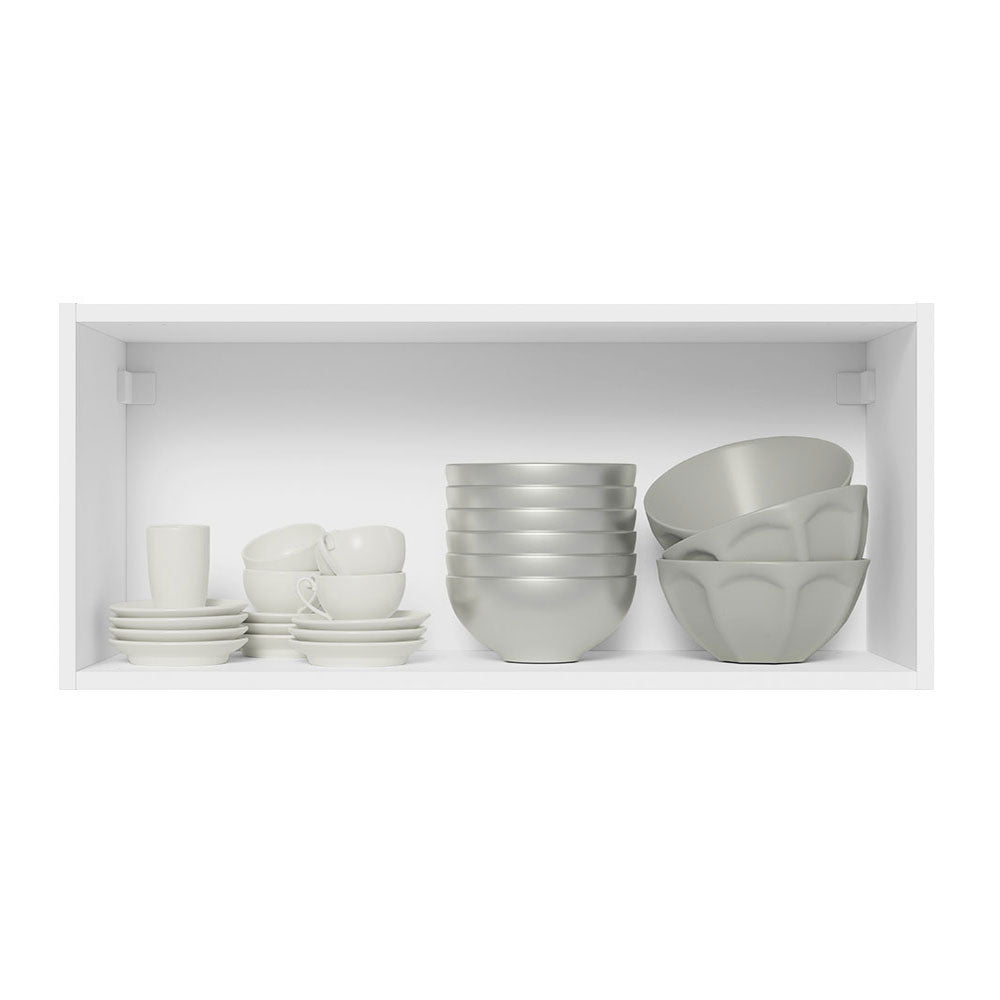 Alacena Cocina 100% MDF 70 cm 1 Puerta Abatible Frente Blanco Brillante Acordes Madesa
