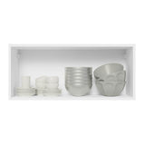 Alacena Cocina 100% MDF 70 cm 1 Puerta Abatible Frente Blanco Brillante Acordes Madesa