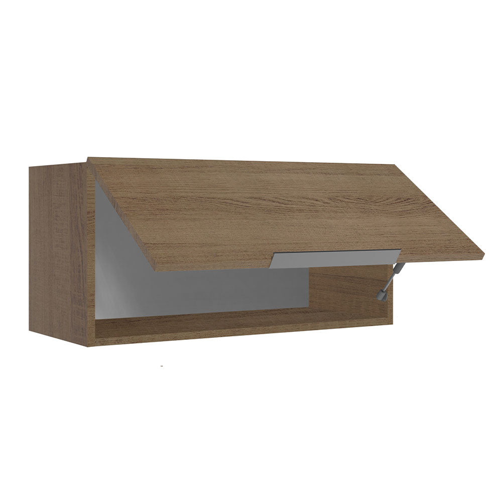 Alacena Cocina 70 cm 1 Puerta Abatible Marrón Stella Madesa