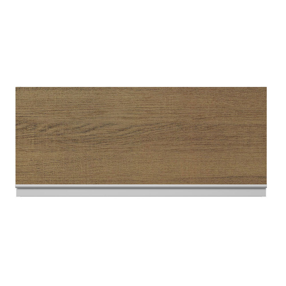Alacena Cocina 100% MDF 70 cm 1 Puerta Abatible Blanco/Marrón Acordes Madesa