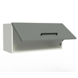 Alacena 70 cm 1 Puerta Agata Blanco/Gris