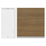 Alacena Cocina Esquinera 100% MDF 1 Puerta Blanco/Marrón Acordes Madesa