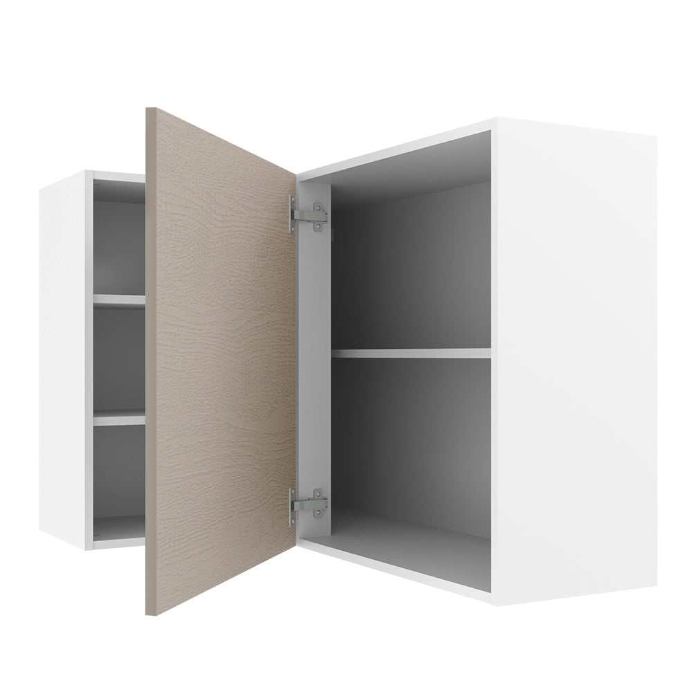 Alacena 102 cm 1 Puerta Agata Blanco/Crema