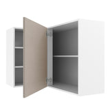 Alacena 102 cm 1 Puerta Agata Blanco/Crema